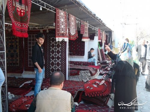 افتتاح نوروزگاه و بازارچه عیدانه در شهرستان ترکمن