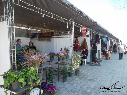 افتتاح نوروزگاه و بازارچه عیدانه در شهرستان ترکمن