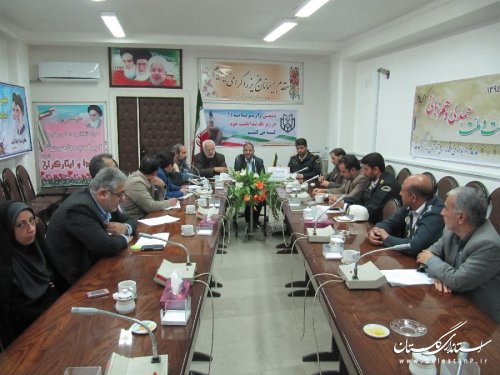 سومین جلسه ستاد خدمات سفر نوروزی 95 بندرگز برگزار شد