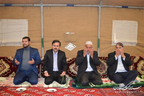 فرماندار ویژه در مراسم ترحیم مادر شهید آنا محمد استا شرکت کرد
