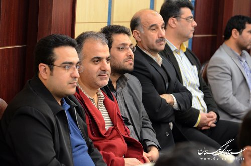 دیدار صمیمانه و نوروزی استاندار با همکاران استانداری گلستان
