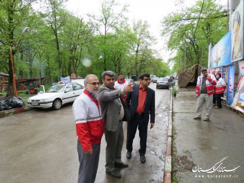 بازدید فرماندار از خدمات رسانی در مکانهای تفریحی و گردشگری رامیان 