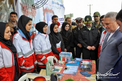 تقدیر استاندار گلستان از عملکرد موفق جمعیت هلال احمر