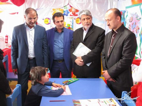 بازدید فرماندار از طرح های نوروزی جمعیت هلال احمر بندرگز