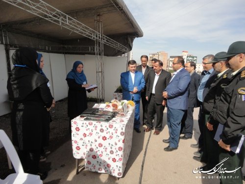 بازدید فرماندار از کمپهای نوروزی شهرستان علی آباد کتول