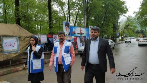 بازدید فرماندار رامیان از وضعیت بهداشتی تفرجگاههای شهرستان