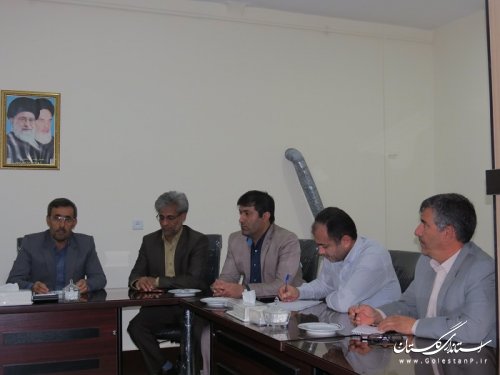 جلسه هماهنگی سفر ریاست بنیاد مستضعفان کشور به شهرستان گالیکش