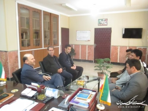 دیدار معاون اخبار و اطلاعات صدا و سیمای استان گلستان با فرماندار شهرستان ترکمن