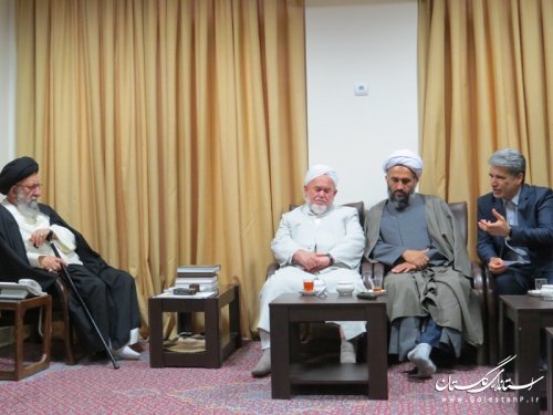 دیدارنوروزی فرماندار شهرستان آق قلا با نماینده ولی فقیه در استان