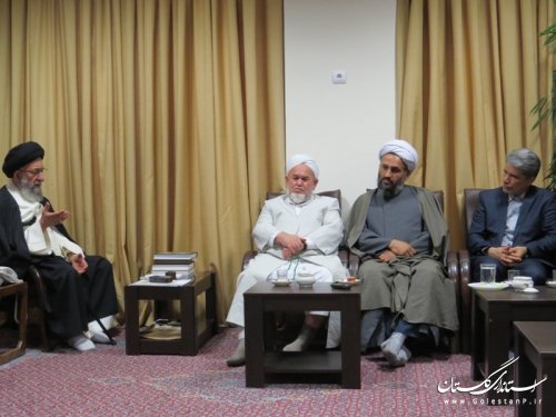 دیدارنوروزی فرماندار شهرستان آق قلا با نماینده ولی فقیه در استان