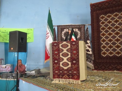 برگزاري همايش ميلاد كوثر و مسئوليت هاي اجتماعي حضرت فاطمه (س) با محوريت وحدت فاطمي 2  در شهرستان تركمن