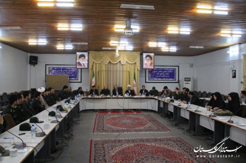 دیدار فرمانده واعضای شورای فرماندهی سپاه ناحیه گرگان با فرماندار گرگان