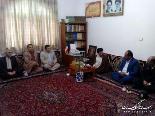 دیدارفرماندارباامام جمعه علی آباد کتول در سال جدید