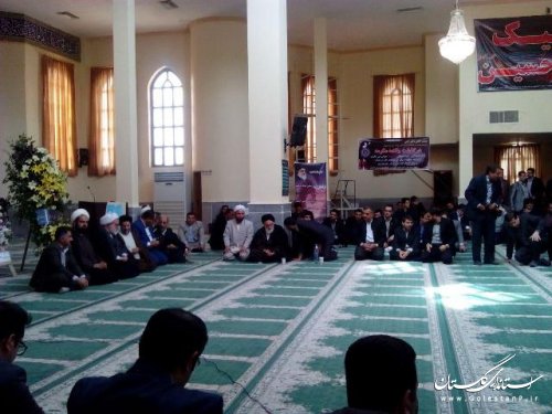 حضور فرماندار در مراسم ختم مادرگرامی رئیس دانشگاه آزاد اسلامی علی آباد کتول