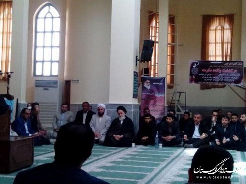 حضور فرماندار در مراسم ختم مادرگرامی رئیس دانشگاه آزاد اسلامی علی آباد کتول