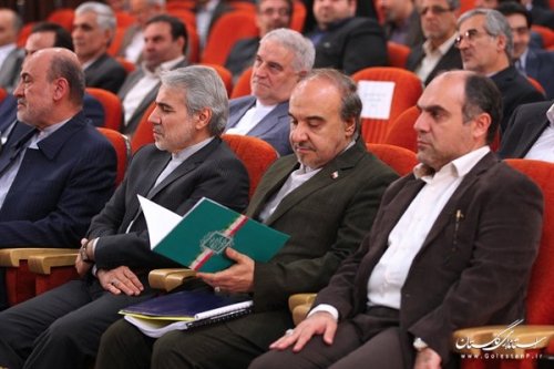 سخنرانی استاندار گلستان در همایش تقسیم کار ملی و منطقه ای برای افزایش تولید ملی