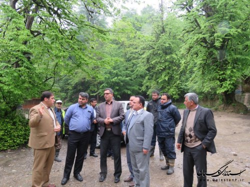 بازدید فرماندار رامیان از پارک جنگلی شیرآباد