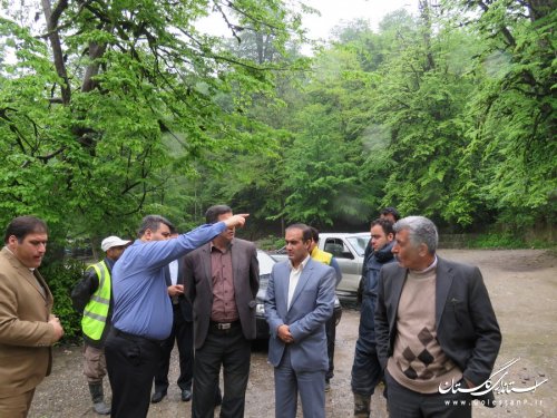 بازدید فرماندار رامیان از پارک جنگلی شیرآباد