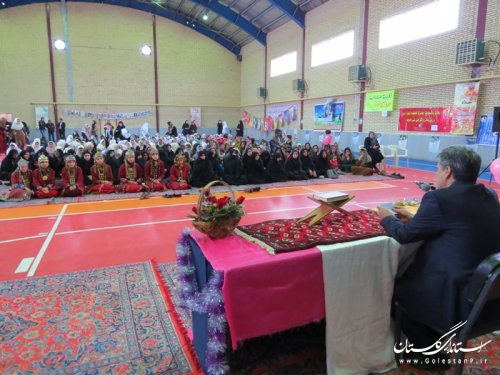 جشن میلاد کوثر در شهرستان آق قلا برگزار شد