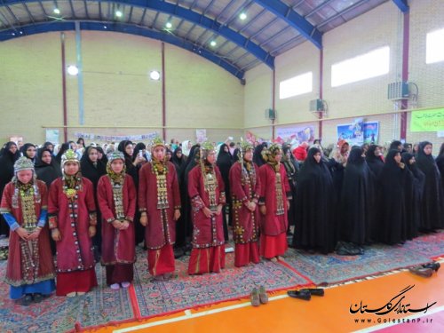 جشن میلاد کوثر در شهرستان آق قلا برگزار شد