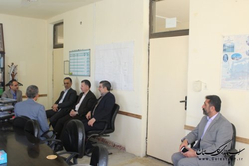 دیدار و نشست سرپرست بانک ملی استان گلستان با معاون فرماندار مراوه تپه