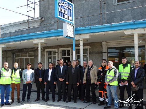 بازدیدکارشناسان ریلی روسی از حوزه ریلی اداره کل راه آهن شمال شرق 2