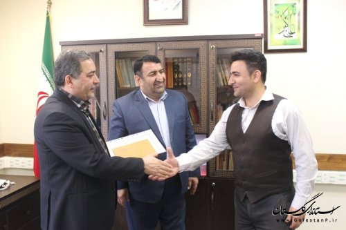 دیدار سرپرست معاونت هماهنگی امور اقتصادی و توسعه منابع با کارکنان دفتر آموزش و پژوهش
