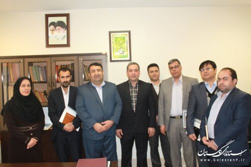 دیدار سرپرست معاونت هماهنگی امور اقتصادی و توسعه منابع با کارکنان دفتر آموزش و پژوهش