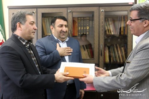 دیدار سرپرست معاونت هماهنگی امور اقتصادی و توسعه منابع با کارکنان دفتر آموزش و پژوهش