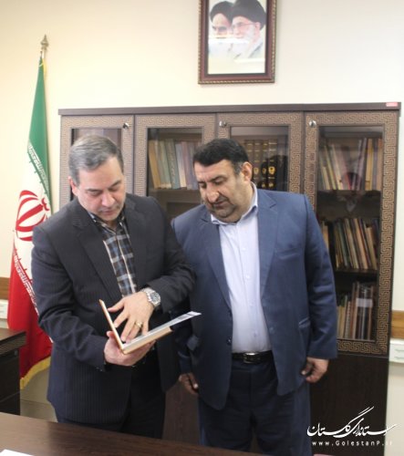 دیدار سرپرست معاونت هماهنگی امور اقتصادی و توسعه منابع با کارکنان دفتر آموزش و پژوهش