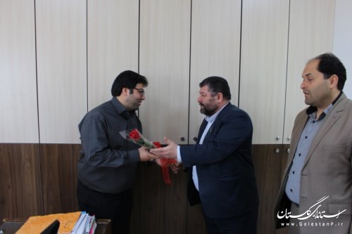 بازدید فرماندار شهرستان آزادشهر ازاداره بنیاد مسکن انقلاب اسلامی شهرستان