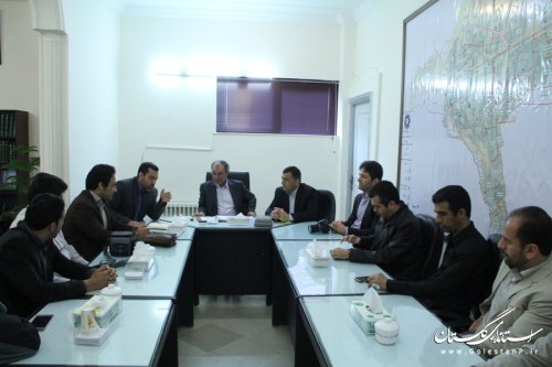رییس و کارکنان اداره بنیاد مسکن شهرستان گرگان بادکتر حسینی دیدار کردند