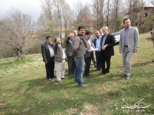 بازدید فرماندارعلی آبادکتول و معاون استاندار ازساخت وسازهای خارج از بافت