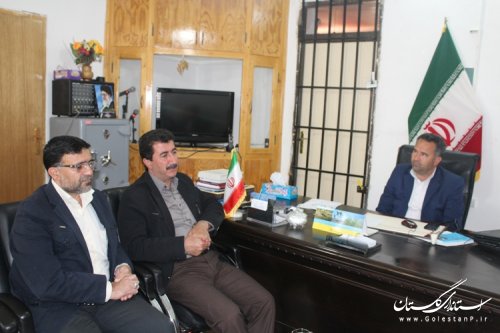 نشست مشترک فرماندار مراوه تپه با کارشناسان جهاد کشاورزی استان گلستان