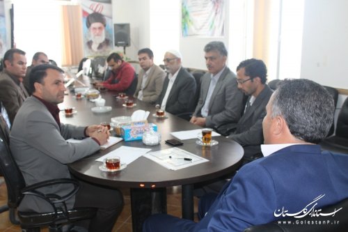 سی و نهمین جلسه ستاد انتخابات شهرستان مراوه تپه با حضور اعضای هیئت اجرایی تشکیل شد .