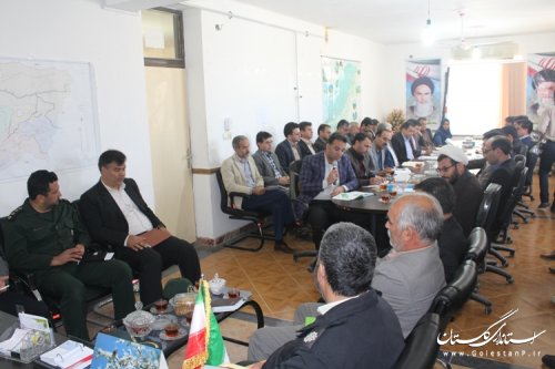 برگزاری اولین جلسه شورای اداری شهرستان مراوه تپه در سال 95