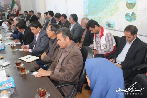 برگزاری اولین جلسه شورای اداری شهرستان مراوه تپه در سال 95