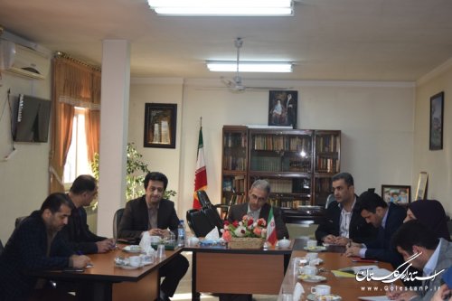 جلسه  هماهنگی کارکنان و  اعضای ستاد انتخابات کردکوی