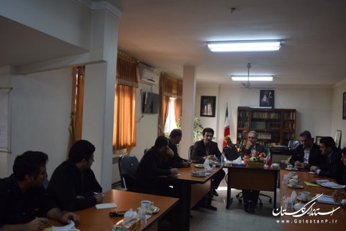 جلسه  هماهنگی کارکنان و  اعضای ستاد انتخابات کردکوی