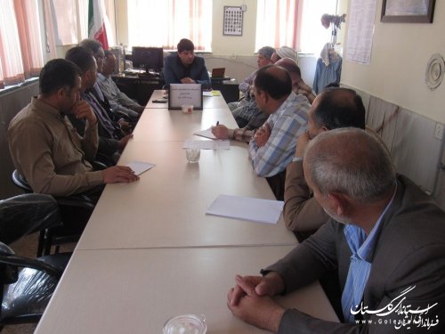 جلسه هیات اجرایی مرحله دوم انتخابات مجلس شورای اسلامی بخش گلدشت برگزار شد