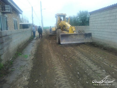معابر روستای مالای شیخ غراوی زیرسازی شد