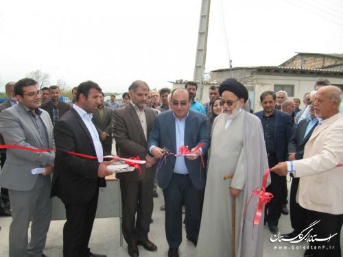 فاز اول طرح هادی روستای ول افرا بهره برداری شد