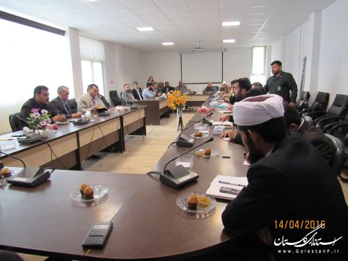 جلسه ستاد بزرگداشت ارتحال امام(ره) شهرستان گمیشان برگزار شد