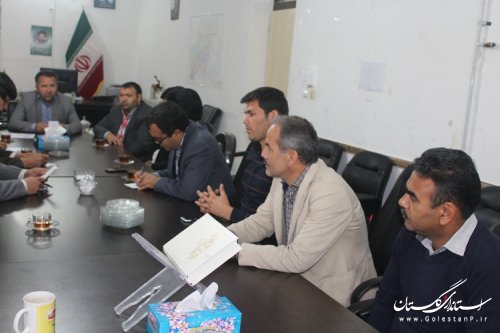 تشکیل چهلمین جلسه ستاد انتخابات شهرستان مراوه تپه