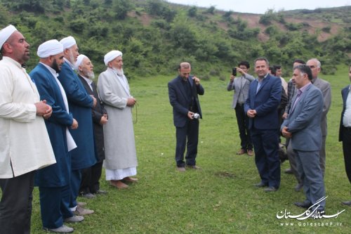 بازدید مدیر کل دفتر فنی استانداری از پروژه های عمرانی شهرستان مراوه تپه