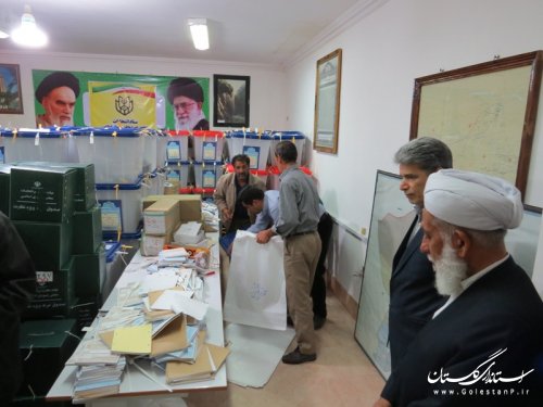 آماده سازی صندوق های اخذ رای برای مرحله دوم انتخابات