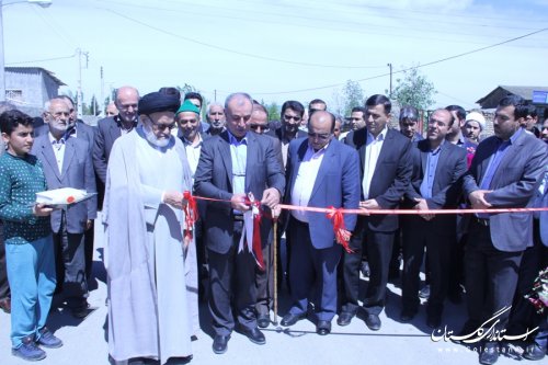 بصورت متمرکز طرح هادی در4 روستا از توابع شهرستان گرگان به بهره برداری رسید