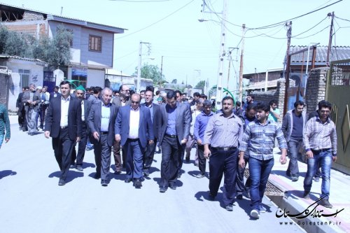 بصورت متمرکز طرح هادی در4 روستا از توابع شهرستان گرگان به بهره برداری رسید