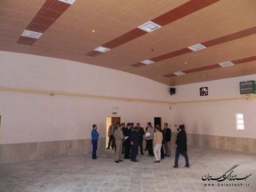 بازدید فرماندار و مدیر کل دفتر فنی استانداری از پروژه های عمرانی شهرستان مینودشت