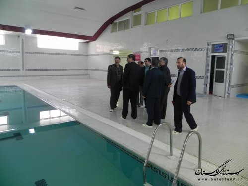 بازدید فرماندار و مدیر کل دفتر فنی استانداری از پروژه های عمرانی شهرستان مینودشت
